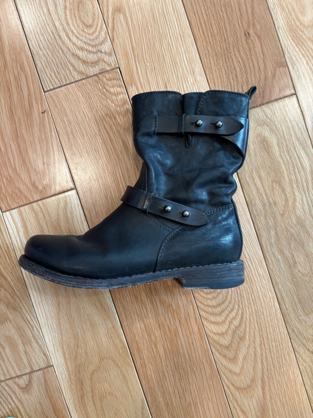 Rag and Bone Leather Moto Boots - Picture 2 of 8